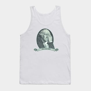 Funny 2024 Election Disappointment // President George Washington Facepalm Tank Top